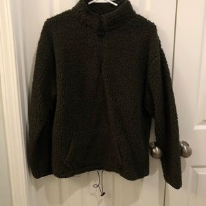 Sherpa Style Quarter Zip Top